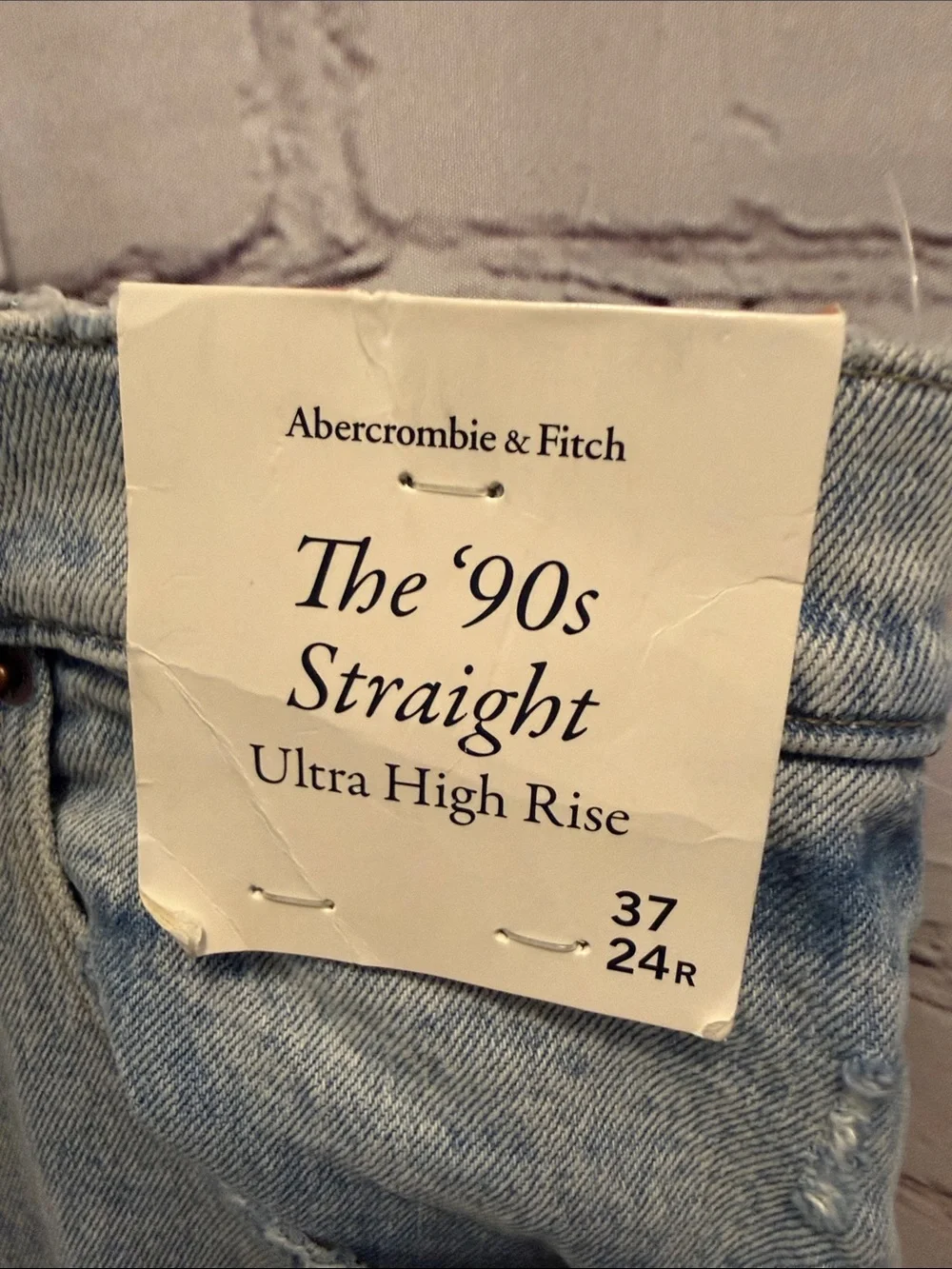 Abercrombie & Fitch Light Blue Straight Leg Jeans